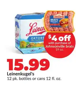 Hy-Vee Leinenkugel's offer