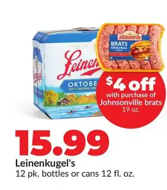 Hy-Vee Leinenkugel's offer