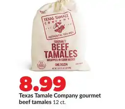 Hy-Vee Texas Tamale Company gourmet beef tamales offer