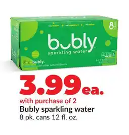 Hy-Vee Bubly sparkling water offer
