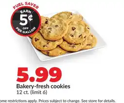 Hy-Vee Bakery-fresh cookies offer