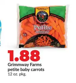 Hy-Vee Grimmway Farms petite baby carrots offer