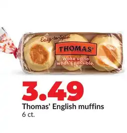 Hy-Vee Thomas' English muffins offer