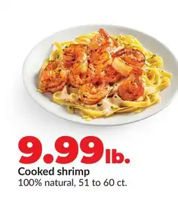 Hy-Vee Cooked shrimp offer