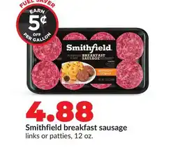 Hy-Vee Smithfield breakfast sausage offer