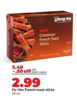 Hy-Vee Hy-Vee French toast sticks offer