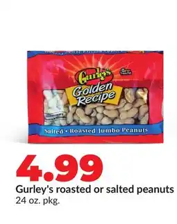 Hy-Vee Gurley's roasted or salted peanuts offer