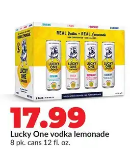 Hy-Vee Lucky One vodka lemonade offer