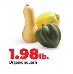 Hy-Vee Organic squash offer