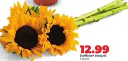 Hy-Vee Sunflower bouquet offer
