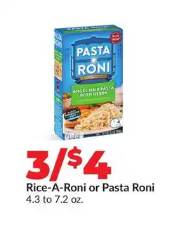 Hy-Vee Rice-A-Roni or Pasta Roni offer