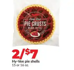 Hy-Vee Hy-Vee pie shells offer