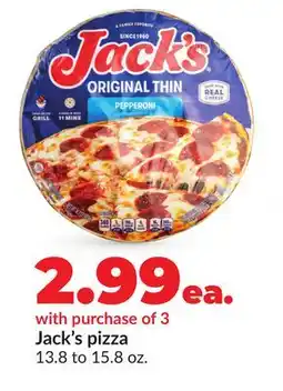 Hy-Vee Jack's pizza offer