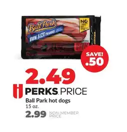 Hy-Vee Ball Park hot dogs offer