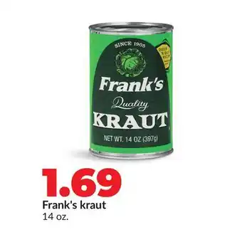 Hy-Vee Frank's kraut offer