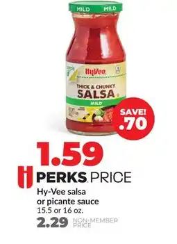 Hy-Vee Hy-Vee salsa or picante sauce offer