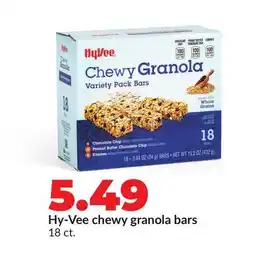 Hy-Vee Hy-Vee chewy granola bars offer