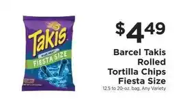ShopRite Barcel Takis Rolled Tortilla Chips Fiesta Size offer