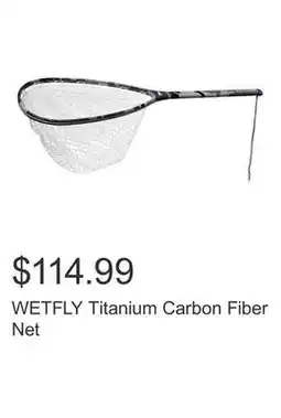 Costco WETFLY Titanium Carbon Fiber Net offer