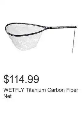 Costco WETFLY Titanium Carbon Fiber Net offer