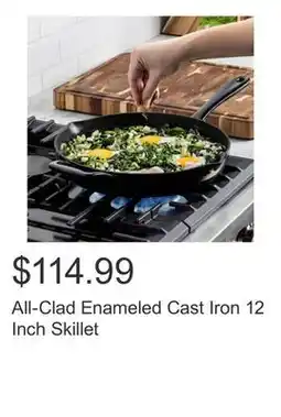Costco All-Clad Enameled Cast Iron 12 Inch Skillet offer