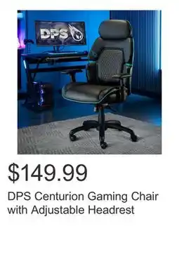 Costco DPS Centurion Gaming Chair with Adjustable Headrest offer
