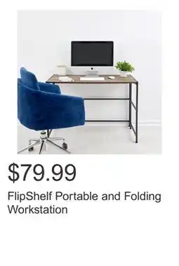 Costco FlipShelf Portable and Folding Workstation offer