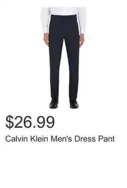 Costco Calvin Klein Men's Dress Pant offer