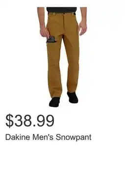 Costco Dakine Men's Snowpant offer
