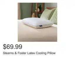 Costco Stearns & Foster Latex Cooling Pillow offer