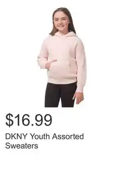 Costco DKNY Youth Assorted Sweaters offer