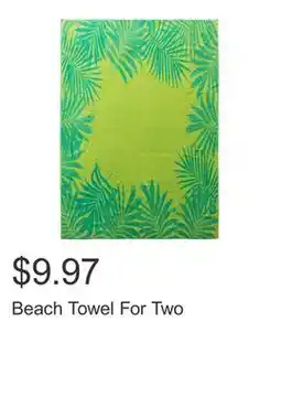 Costco Beach Towel For Two offer