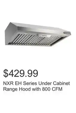 Costco NXR EH Series Under Cabinet Range Hood with 800 CFM offer