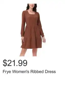 Costco Frye Women's Ribbed Dress offer