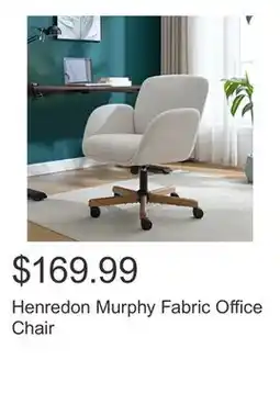 Costco Henredon Murphy Fabric Office Chair offer