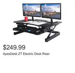 Costco ApexDesk ZT Electric Desk Riser offer