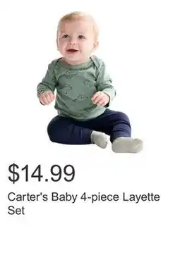 Costco Carter's Baby 4-piece Layette Set offer
