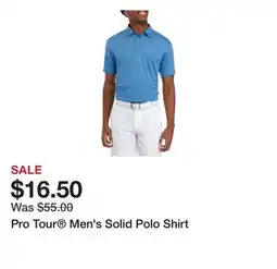 Belk Pro Tour Men's Solid Polo Shirt offer