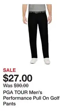 Belk PGA TOUR Men's Performance Pull On Golf Pants offer