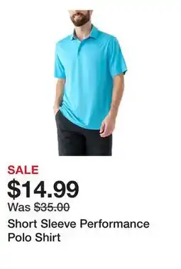 Belk Short Sleeve Performance Polo Shirt offer