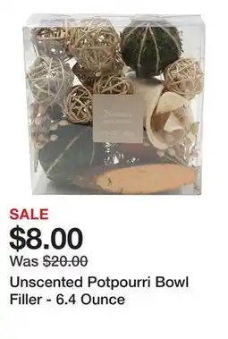 Belk Unscented Potpourri Bowl Filler - 6.4 Ounce offer