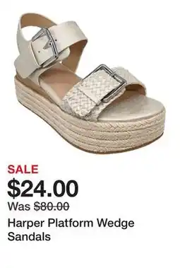 Belk Harper Platform Wedge Sandals offer