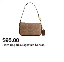 Belk Plaza Bag 18 in Signature Canvas offer