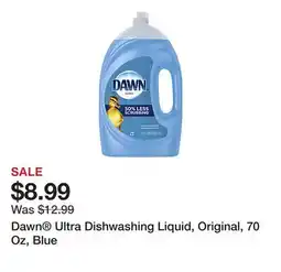 Office Depot Dawn Ultra Dishwashing Liquid, Original, 70 Oz, Blue offer