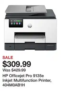 Office Depot HP Officejet Pro 9135e Inkjet Multifunction Printer, 404M0AB1H offer