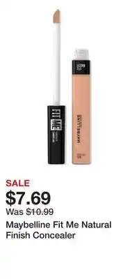 Ulta Beauty Maybelline Fit Me Natural Finish Concealer offer