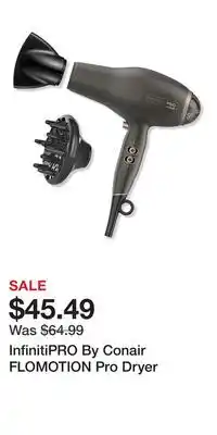 Ulta Beauty InfinitiPRO By Conair FLOMOTION Pro Dryer offer
