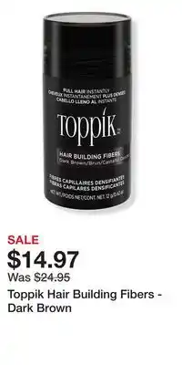 Ulta Beauty Toppik Hair Building Fibers - Dark Brown offer