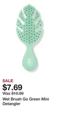 Ulta Beauty Wet Brush Go Green Mini Detangler offer