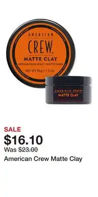 Ulta Beauty American Crew Matte Clay offer